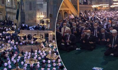 86 yıllık hasret sona erdi, Ayasofya Camii yeniden ibadete açıldı!. (video haber)