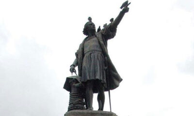 Amerika’yı keşfeden Kristof Kolomb’un heykeli kaldırıldı!.