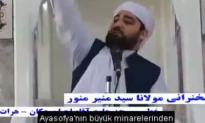 Afgan imamdan Ayasofya hutbesi.. (video haber)