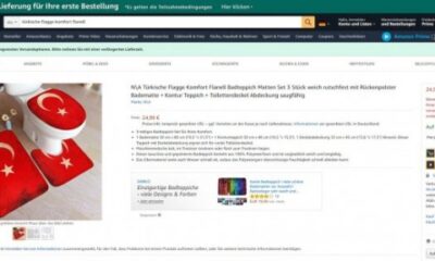 Ayasofya’nın Camii yapılası kararı sonrası Amazon denen alçak siteden Türk Bayrağımıza ağır hakaret!.