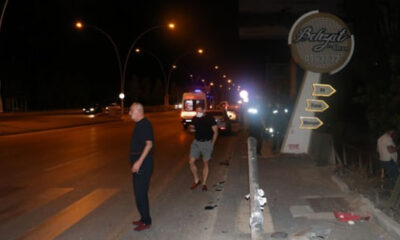 Ankara’da 2 otomobil çarpıştı! 3 yaralı..