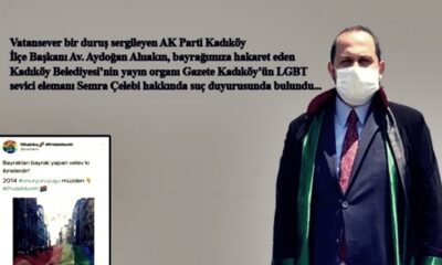Bayrağımıza ve şehitlerimize hakaret eden Gazete Kadıköy Yazı İşleri Müdürü Semra Çelebi hakkında suç duyurusu..