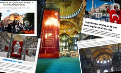 Tarihi günü böyle gördüler! Dünya basınında Ayasofya ilk haber..