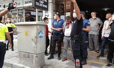 “Benim bardak sana geldi” tartışması nedeniyle çıkan kavgada iki kişi yaralandı!.