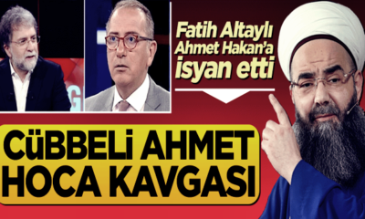 Fatih Altaylı’dan Ahmet Hakan’a, Cübbeli Ahmet Hoca isyanı..
