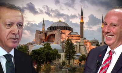 “Davet gelirse Ayasofya’da ilk namaza giderim” diyen Muharrem İnce’ye Cumhurbaşkanı Erdoğan’dan davet..