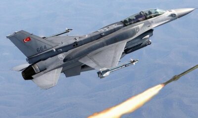 F-16 uçakları Irak’ın kuzeyinde tespit edilen terör yuvalarını imha etti!.
