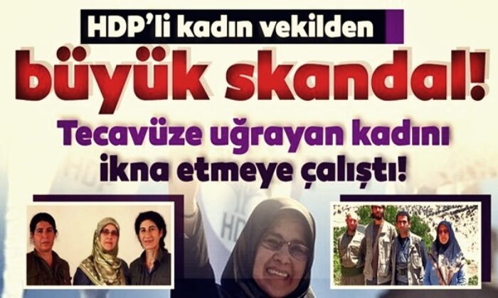 HDP’li Hüda Kaya’dan skandal! Tecavüze uğrayan kadını “şikayet etme” diye ikna etmeye çalışmış!. (video haber)
