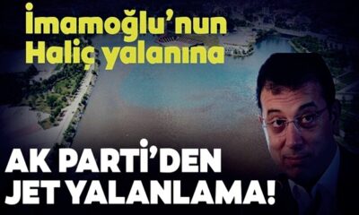 Ekrem İmamoğlu yine çuvalladı! Photoshoplu Haliç fotoğrafına AK Parti’den jet yalanlama.. (video haber)