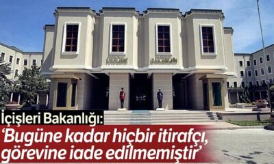 Sözcü’nün “İtirafçılar göreve geri döndü” palavrasına İçişleri Bakanlığı’ndan yalanlama..