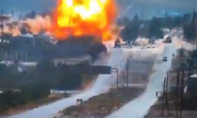 Türk-Rus devriyesine bombalı saldırı.. (video haber)