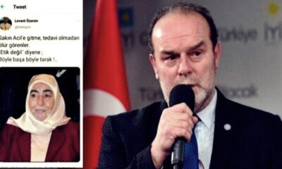 Binali Yıldırım’ın eşine hakaret eden İYİ Partili Levent Özeren, gözaltına alındı!.