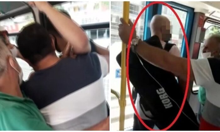 Metroda, kadınların gizlice fotoğrafını çektiği iddiasıyla dövüldü!. (video haber)