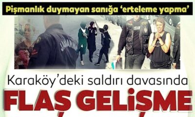 Karaköy’de başörtülü öğrencilere saldıran provokatör hakkında yeni karar.. (video haber)