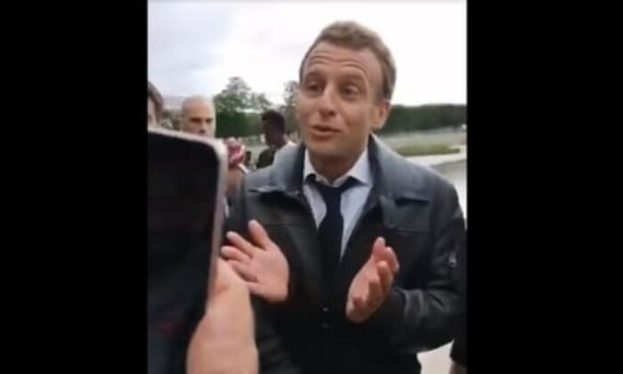 Protestocular etrafını sarınca, köşeye sıkışan Macron ne diyeceğini bilemedi!.