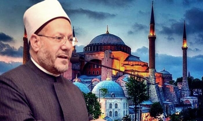 İsrail köpeği firavun Sisi’nin müftüsü: “Ayasofya’nın cami olması kabul edilemez!.”