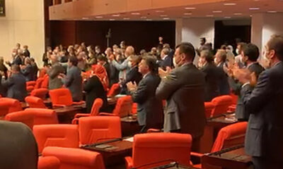 TBMM’de Ayasofya coşkusu! Milletvekilleri kararı ayakta alkışladı!.