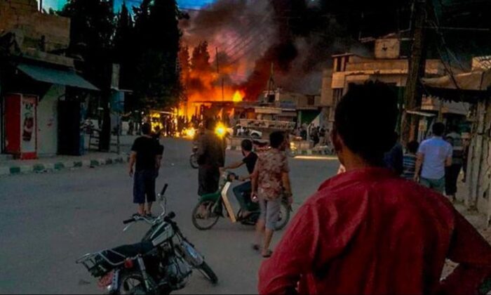Terör örgütü PKK Suriye’yi kana buladı!. Sivillerin üzerine canlı bomba..