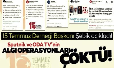 15 Temmuz Derneği Başkanı Tarık Şebik’ten Sputnik Türkçe ve Oda TV’ye tepki..