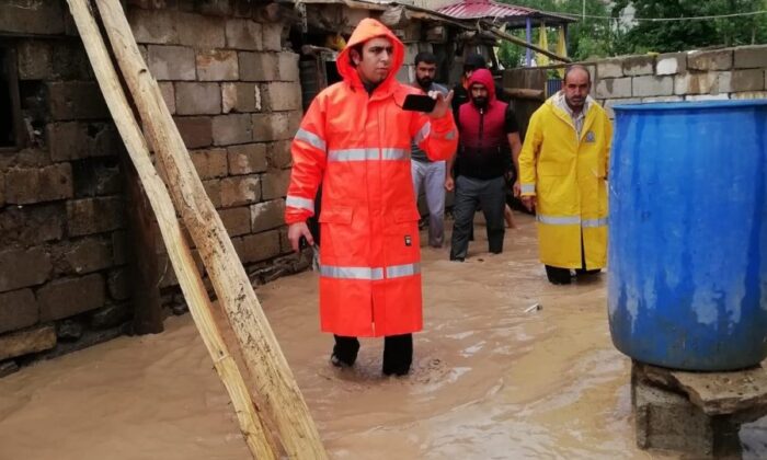 Van’da sel felaketi…