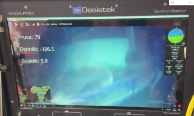 Van’da yeri tespit edilen tekne enkazının ilk görüntüleri ortaya çıktı!.