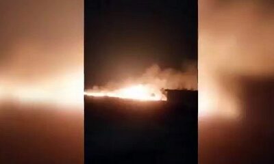 Irak yangın yeri! Askeri üste şiddetli patlama.. (video haber)