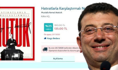 Ekrem İmamoğlu’ndan Yılmaz Özdil vurgunu! İBB’den Kemalistleri tokatlamak için fahiş fiyattan Nutuk satışı..