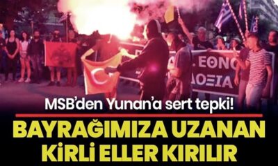 MSB’den Yunanistan’a çok sert tepki! “Şanlı bayrağımıza uzanan kirli eller kırılır!.”