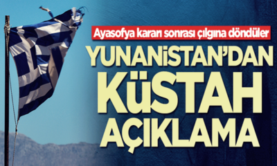 Yunanistan Ayasofya kararına delirdi! Küstah Türkiye açıklaması…
