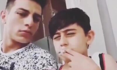 Küçücük çocuğa zorla sigara içirdi, sosyal medya ayağa kalktı!. (video haber)