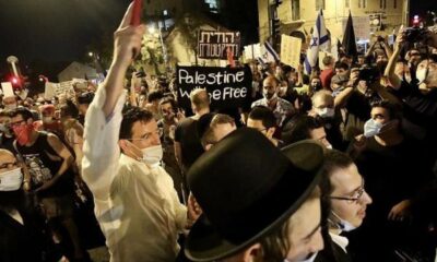 Terörist İsrail’de ki Netanyahu karşıtı gösteriye binlerce kişi katıldı!.