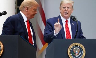 Donald Trump, bu soru üzerine sinirlenip kürsüyü terk etti!. (video haber)
