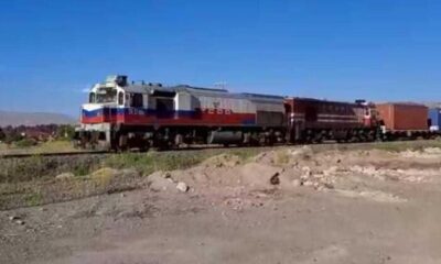 Çin’den yola çıkan 1056 metrelik blok tren Türkiye’ye ulaştı!.