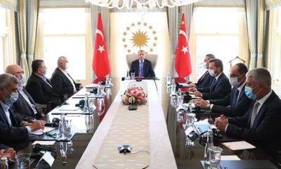 Cumhurbaşkanı Erdoğan, Hamas Siyasi Büro Başkanı İsmail Heniyye ile görüştü!.