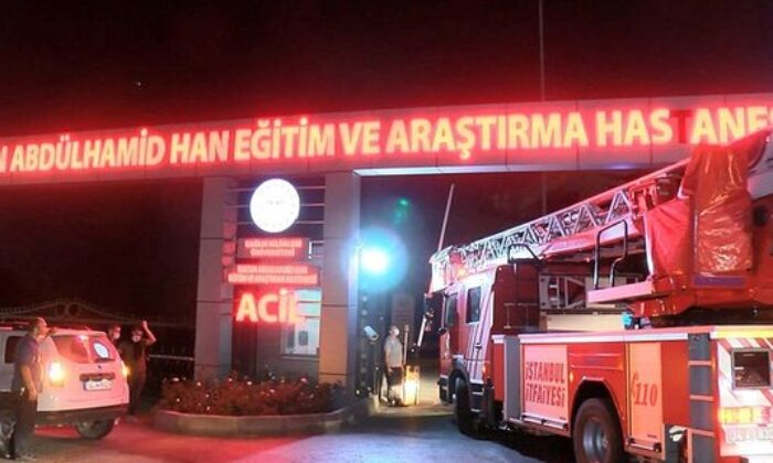 Sultan Abdülhamid Han Eğitim Araştırma Hastanesi’nde yangın..