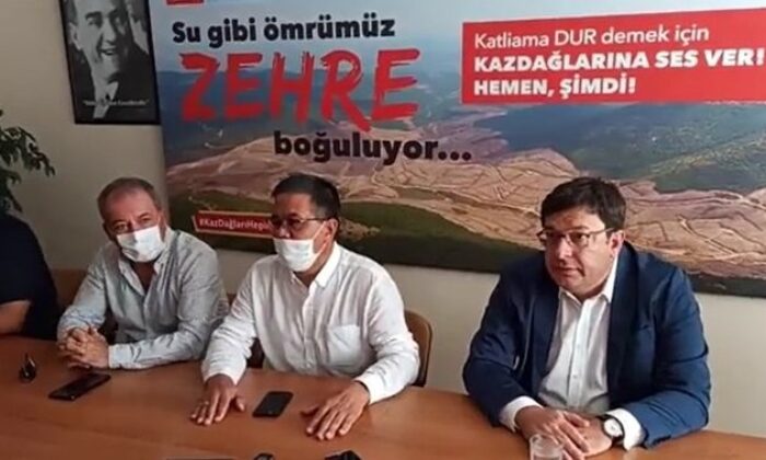 Basın toplantısını bitiren soru! CHP’li Muharrem Erkek cevap vermedi!. (video haber)