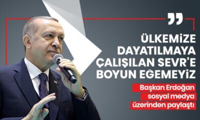 Başkan Erdoğan’dan Doğu Akdeniz mesajı! “Dayatılmaya çalışılan Sevr’e boyun eğemeyiz!.”