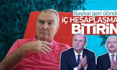Deniz Baykal’dan Muharrem İnce hamlesi!. Kılıçdaroğlu ile özel görüşecek!.