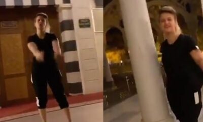 Camilerde uygunsuz görüntüler çekiyordu, yakayı ele verdi!. (video haber)