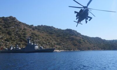 Türk taarruz helikopterleri ve hücumbotlar Akdeniz’de…