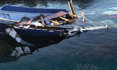 Foça’da 10 kişinin bulunduğu tekne battı! 4 ölü..