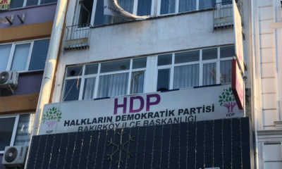 HDP Bakırköy İlçe Başkanlığı’na saldıran kişi dostları çıktı!.