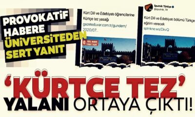 Dicle Üniversitesi’nde “Kürtçe tez yazımı yasaklandı” iddiasına yanıt..