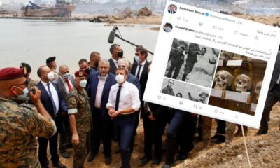 Macron’un Lübnan şovuna tokat gibi cevap! İsrail’e destek ve soykırımlar hatırlatıldı!.