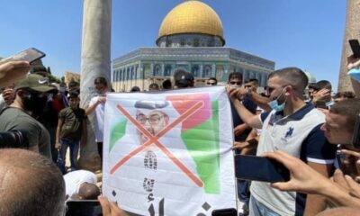 Mescid-i Aksa’da Abu Dabi Veliaht Prensi Bin Zayid protesto edildi!.