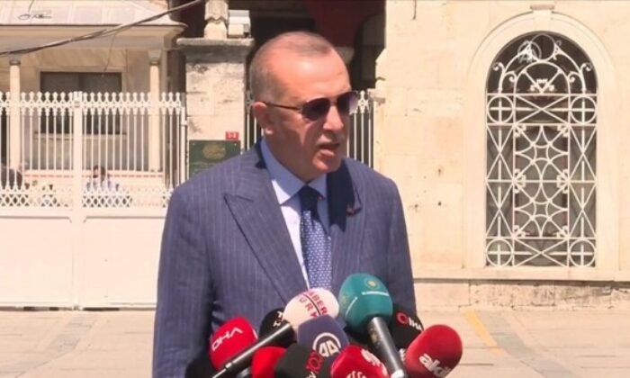 Erdoğan’ın Ayasofya’da namaz sonrası yaptığı açıklamadan sonra sosyal medya yıkıldı!.