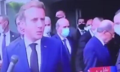 Patlama sonrası Lübnan’ı ziyaret eden Macron’a soğuk duş!.