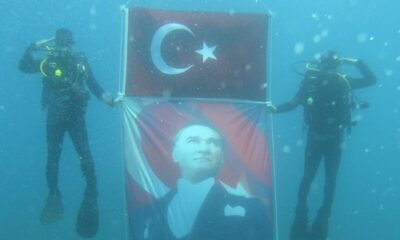 SAK jandarma timi, Ege’de 30 Ağustos’u böyle kutladı!. (video haber)