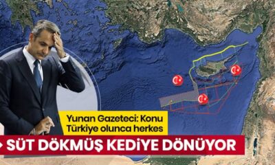 Yunan gazeteciden flaş Doğu Akdeniz açıklaması! “Konu Türkiye olunca herkes süt dökmüş kediye dönüyor!.”