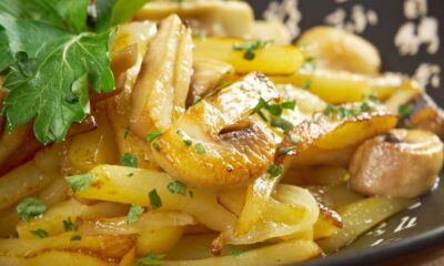 Değişik bir lezzet: Patatesli mantar sote!..